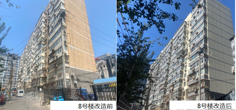 工程掠影:龍?zhí)督值缽V渠門內(nèi)大街6號樓、8號樓綜合整治項(xiàng)目